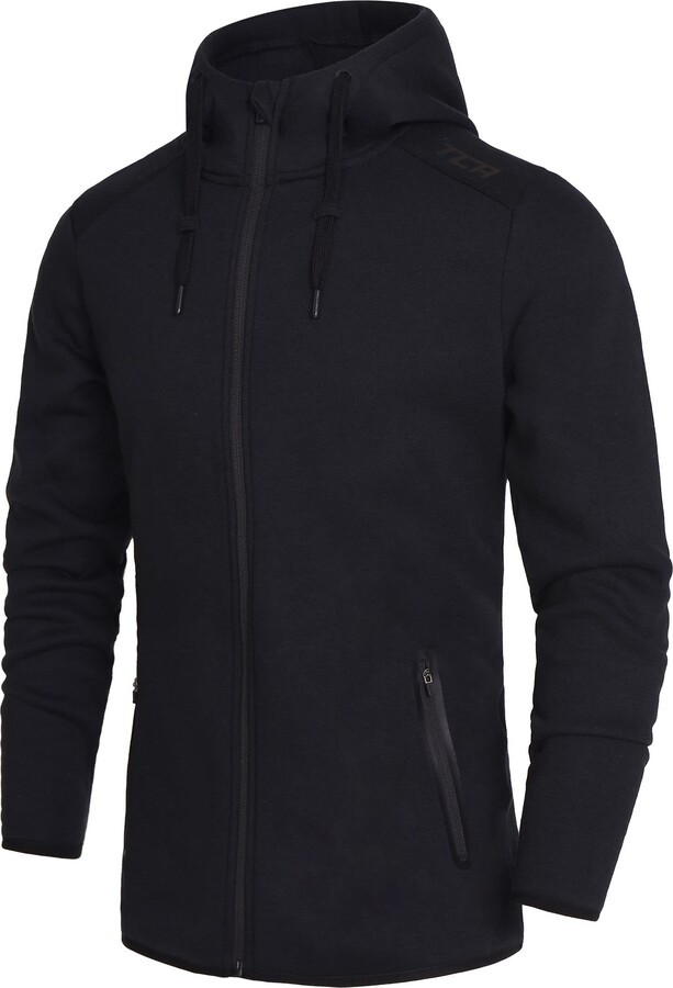 TCA Men’s Revolution Tech Workout Thermal Running Hoodie Jacket with