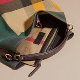Thumbnail for your product : Burberry The Medium Ashby In Printed Canvas Check And Leather