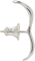 Thumbnail for your product : FARIS Silver Vero Staple Stud Earring