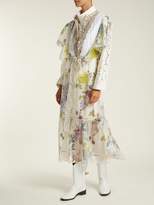 Thumbnail for your product : See by Chloe Floral And Geometric Print Chiffon Maxi Dress - Womens - White Multi