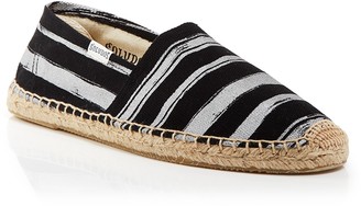 Soludos Espadrille Flats - Painted Stripe
