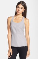 Thumbnail for your product : Bailey 44 'Cosmopolitan' Leather Front Racerback Tank