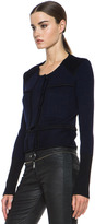 Thumbnail for your product : Isabel Marant Bazin Wool-Blend Jacket in Midnight