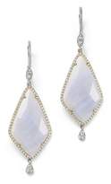 Thumbnail for your product : Meira T 14K Gold and Blue Lace Chalcedony Earrings