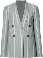 Brunello Cucinelli - shawl lapel double-breasted blazer - women - Soie/coton/Polyamide/Cupro - 40