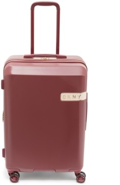 dkny rose gold suitcase