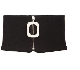 J.W.Anderson Zip-through wool neck band