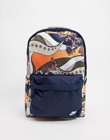 Thumbnail for your product : Nike floral swoosh backpack