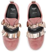 Thumbnail for your product : Fendi Ruffle Trim Sneakers