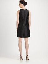 Thumbnail for your product : Lotusgrace Taffeta Diamond-Front Dress