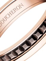 Thumbnail for your product : Boucheron 18kt rose gold Quatre Classique band ring