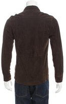 Thumbnail for your product : DKNY Suede Button-Up Shirt