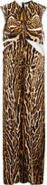 Thumbnail for your product : Proenza Schouler Leopard-print crepe maxi dress