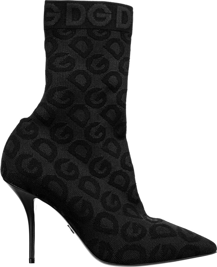 Dolce & Gabbana Logo Sock Boots ShopStyle