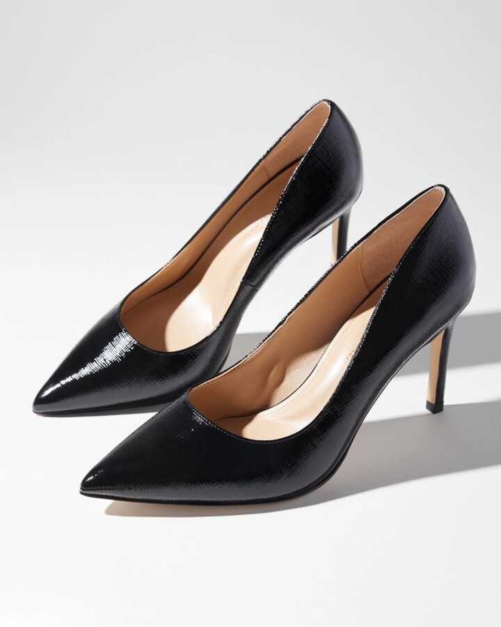 Saffiano Comfort Pumps