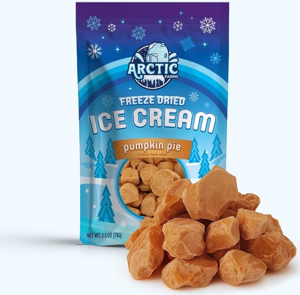 Arctic Farms Freeze Dried Ice Cream That Does Not Melt (Bits) (Pumpkin Pie) ()