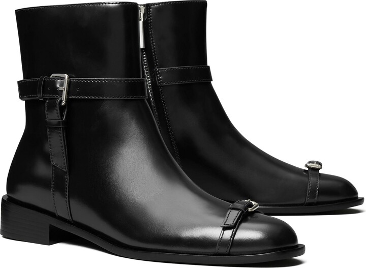 Tory Burch Runway Buckle Bootie