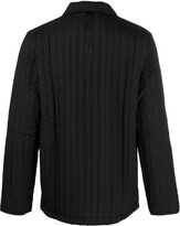 Thumbnail for your product : Rains Quilted Button-Front Shirt Jacket