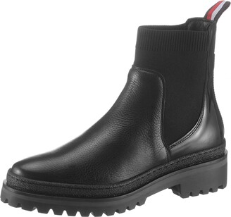 Tommy Hilfiger Women's Corporate Ribbon Chelsea Ankle Boots - ShopStyle