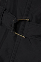 Thumbnail for your product : 3.1 Phillip Lim Belted Cutout Cotton-blend Poplin Jumpsuit - Black