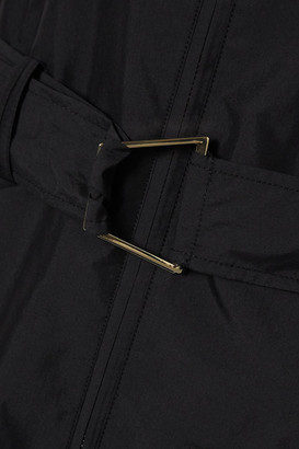 3.1 Phillip Lim Belted Cutout Cotton-blend Poplin Jumpsuit - Black