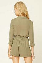 Thumbnail for your product : Forever 21 FOREVER 21+ Surplice Belted Romper