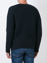 Thumbnail for your product : Pierre Balmain button detail ribbed sweater
