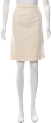 Chanel Wool Knee-Length Skirt