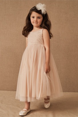 girls blush dress