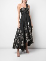 Thumbnail for your product : Marchesa Notte one-shoulder Hi_Lo midi tea dress