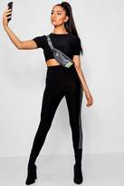 Thumbnail for your product : boohoo Contrast Side Panel Highwaisted Legging