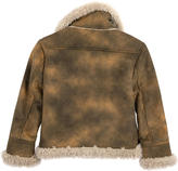 Thumbnail for your product : GUESS Imitation sheepskin aviator jacket