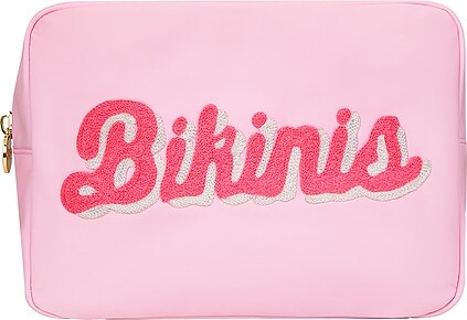 Stoney Clover Lane Hand Embroidered Bikinis Large Pouch