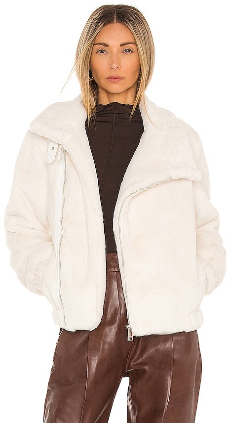 furry biker jacket