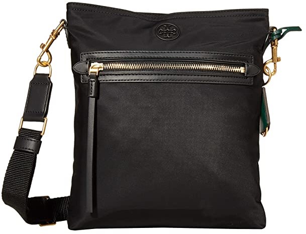 Tory Burch Perry Nylon Swingpack (Black) Handbags - ShopStyle Bags