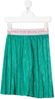 The Marc Jacobs Kids Pleated Glitter Skirt