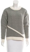 Thumbnail for your product : Opening Ceremony Zipper-Accented Crew Neck Sweater