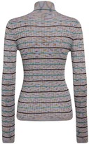 Thumbnail for your product : M Missoni Knit Cotton Blend Turtleneck Sweater