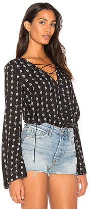 The Jetset Diaries Lace Up Top