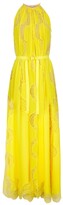 Thumbnail for your product : Stella McCartney Lace-trimmed silk maxi dress