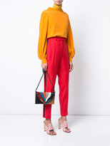 Thumbnail for your product : Elena Ghisellini colour block clutch bag