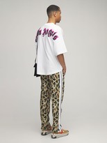 Thumbnail for your product : Palm Angels Camo Print Logo Tech Jersey Track Pants