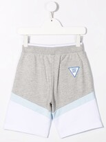 Thumbnail for your product : MonnaLisa Panelled Cotton Track Shorts