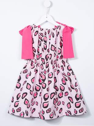 MSGM Kids leopard print dress
