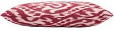 Thumbnail for your product : LES OTTOMANS Ikat Silk Cushion - Red White