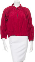 Thumbnail for your product : RED Valentino Cropped Windbreaker Jacket