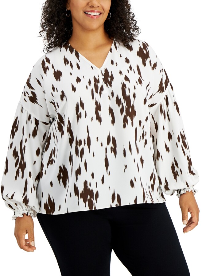 alfani plus size tops