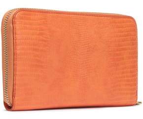 Stella McCartney Lizard-effect Faux Leather Wallet