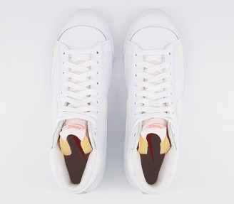 nike blazer mid 77 white sail metallic gold atomic pink