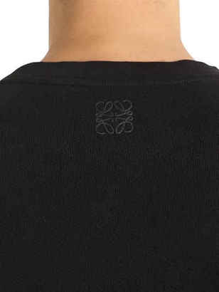 Loewe Print Dog Cotton Jersey Sweatshirt
